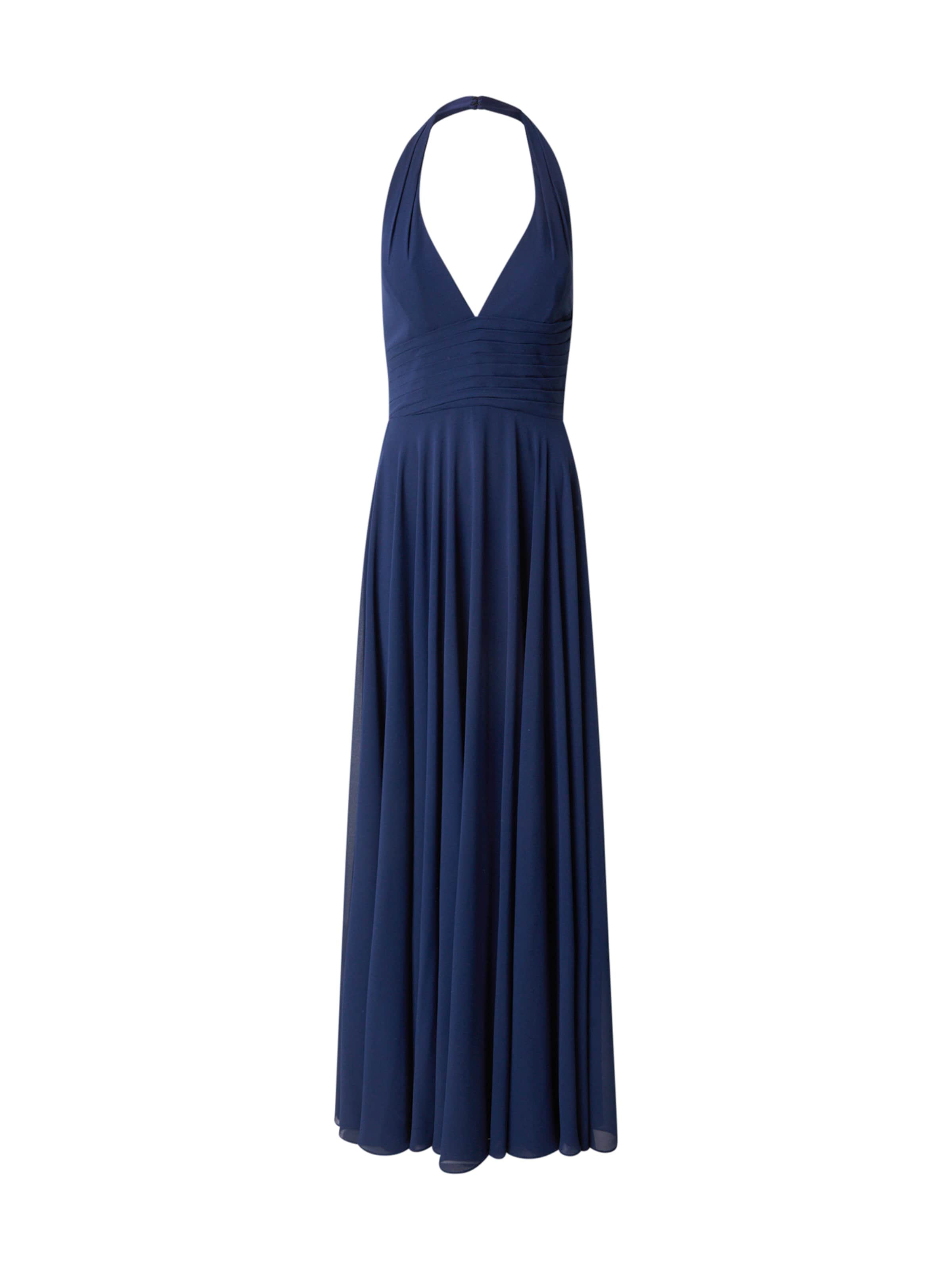 mascara - Vestido de noche en azul: frente