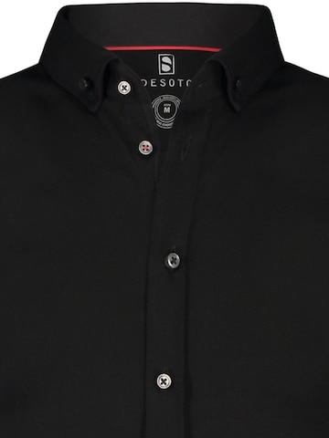 DESOTO Slim Fit Hemd‌‌ in Schwarz