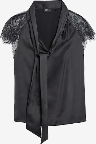 s.Oliver BLACK LABEL Bluse in Schwarz: Vorderseite
