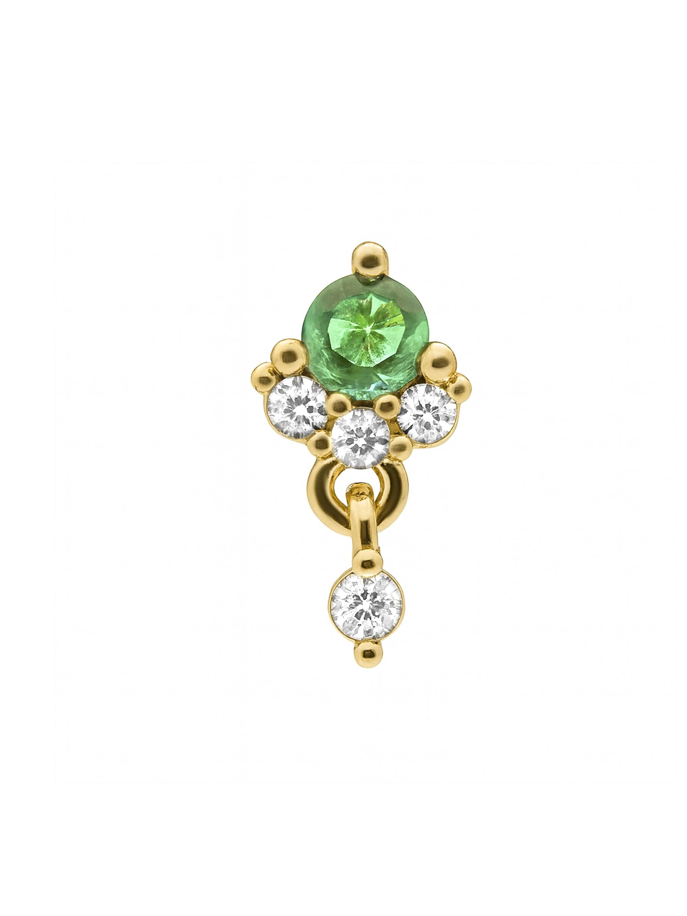 Luxenter Piercings 'Huera' in Mixed colours: front