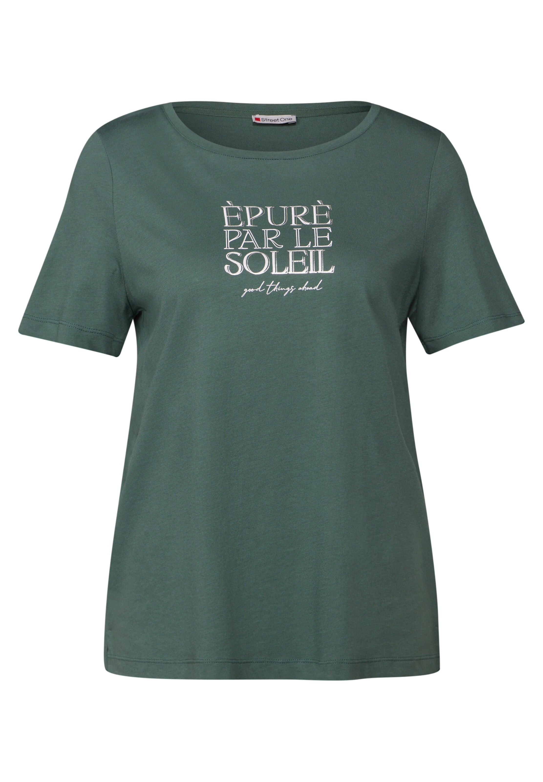 STREET ONE Shirt in Green: front