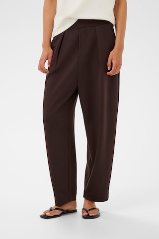Loosefit Pantalon à pince 'PannieIW' InWear en marron : devant