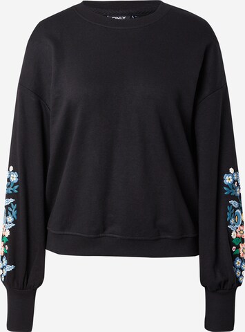 ONLY - Sweatshirt 'Brooke' em preto: frente