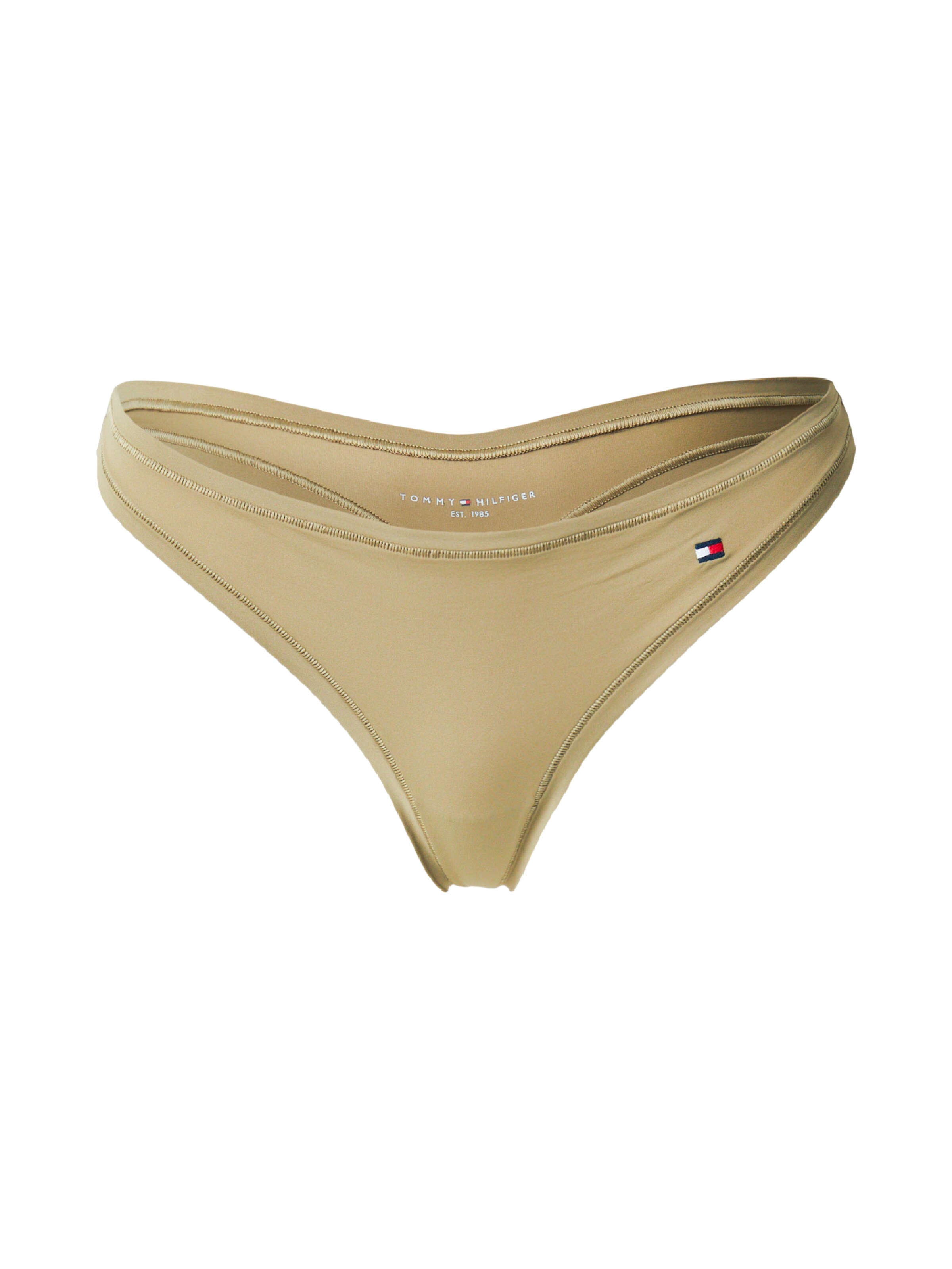 Tommy Hilfiger UnderwearTanga gaćice 'Essential' - smeđa boja: prednji dio