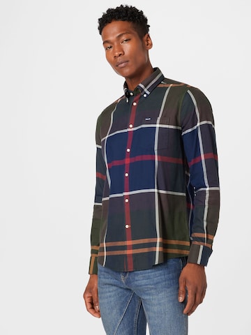 Slim fit Camicia 'Dunoon' di Barbour in colori misti: frontale