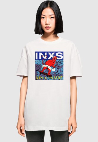 T-shirt 'INXS - Devil Inside' Merchcode en blanc : devant