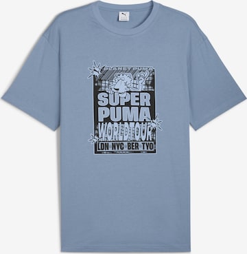 T-Shirt PUMA en bleu : devant