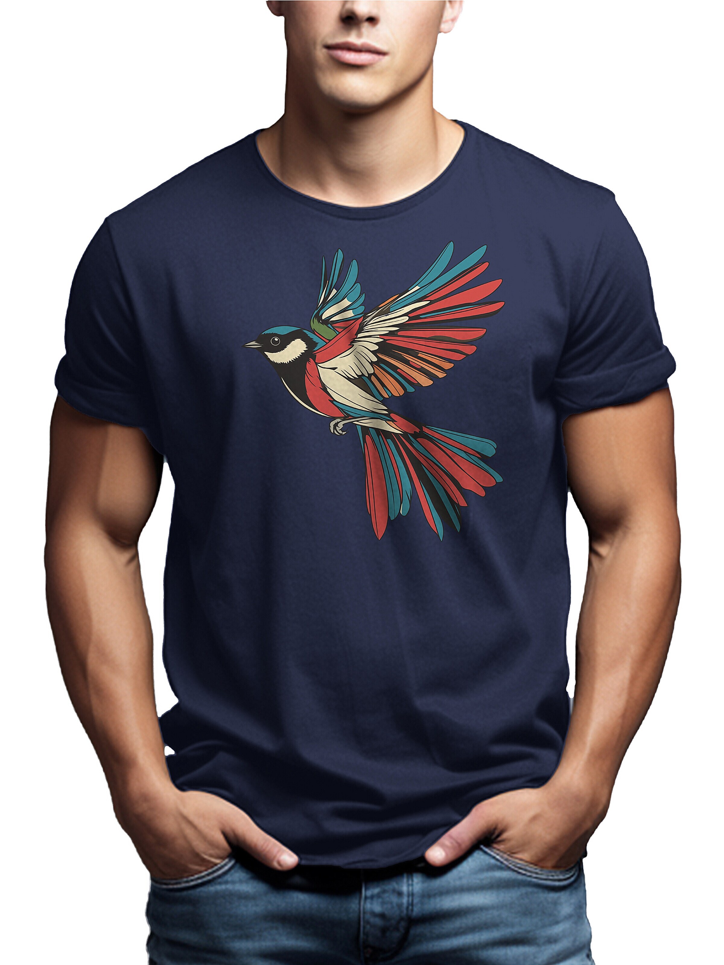MAKAYA Shirt‌ in Blau: Vorderseite