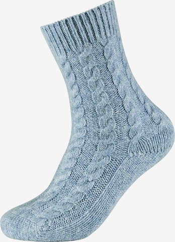 camano Socken in Blau: Vorderseite