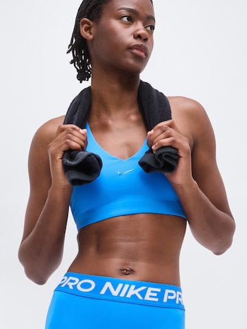 NIKE Skinny Sports trousers 'Pro 365' in Blue