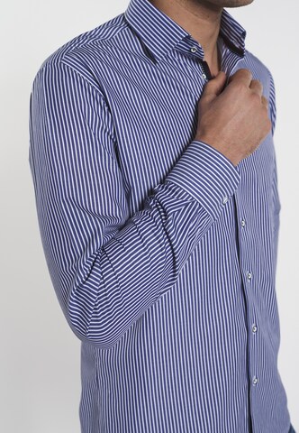 DENIM CULTURE - Ajuste regular Camisa 'Alexander' en azul