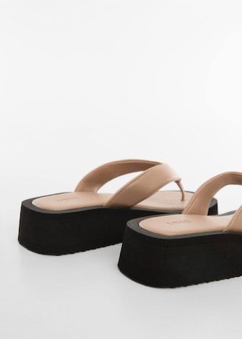 MANGO TEEN Sandals 'Apple' in Beige