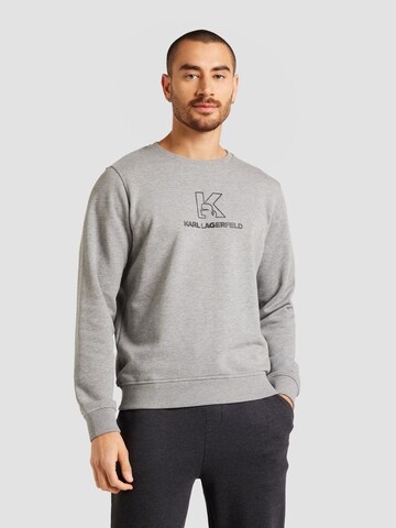 Karl Lagerfeld - Sweatshirt em cinzento: frente