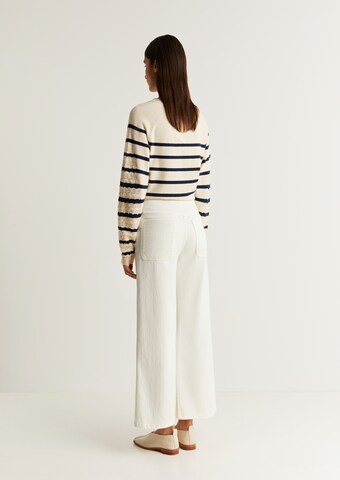 Scalpers Wide Leg Jeans in Weiß