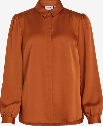 VILA - Blusa em laranja: frente