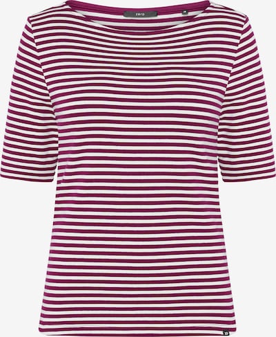 zero Ringelshirt mit U-Boot Ausschnitt in pink, Produktansicht
