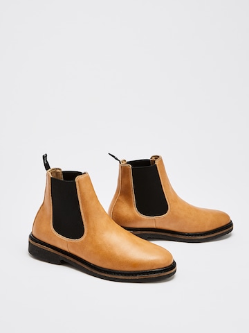 NINE TO FIVE Chelsea Boots 'Luka' in Beige