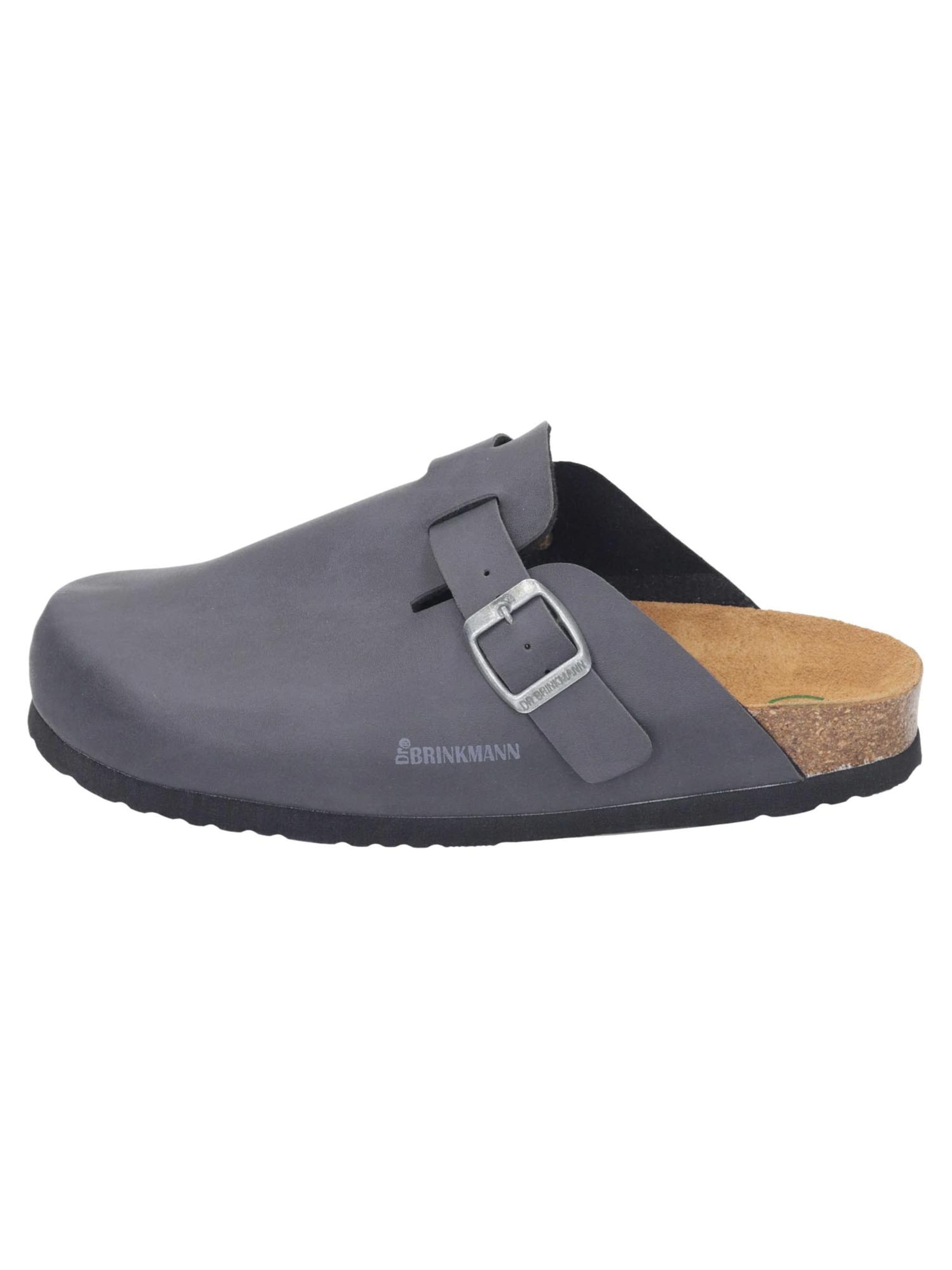 DR. BRINKMANN Clogs 'Nerpio'‌‌ in Grau: Vorderseite