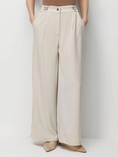 MixRay Pantalon à pince en 36 en beige, Vue avec produit