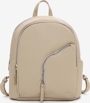 Sac à dos ' E&N Tours RUE 09 ' Emily & Noah en beige : devant