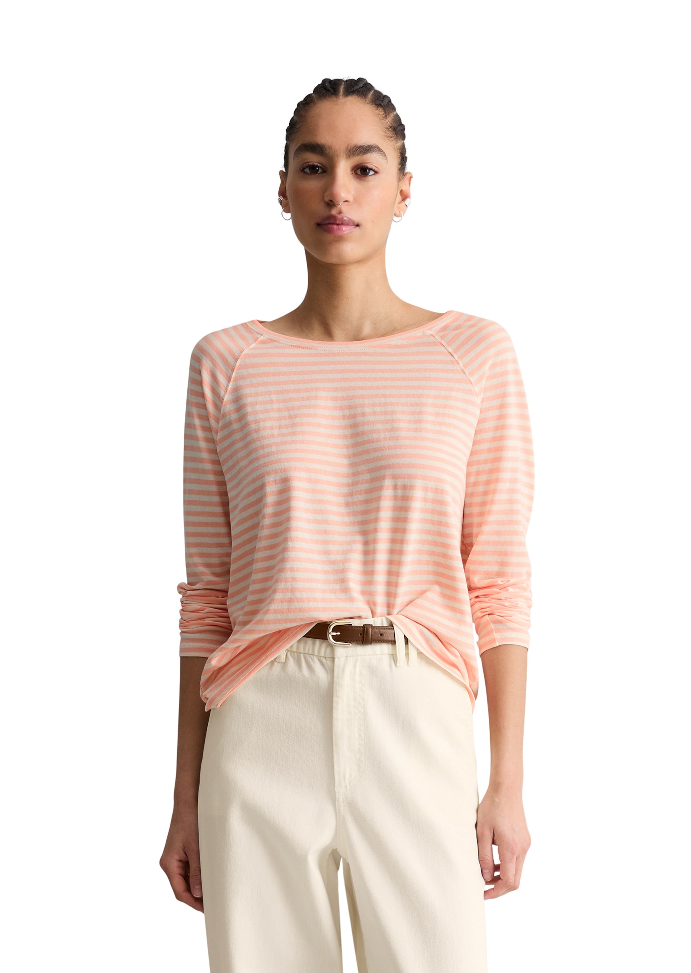 Marc O'Polo DENIM Shirt in Pink: Vorderseite