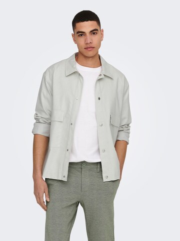 Veste mi-saison 'Marlon' Only & Sons en gris