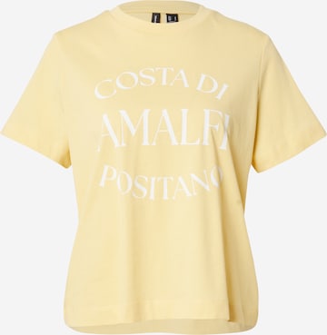 VERO MODA Μπλουζάκι 'VMSONNA METTE' σε κίτρινο: μπροστά