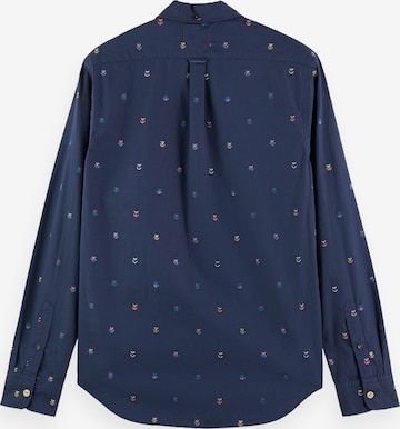 SCOTCH & SODA Slim fit Button Up Shirt in Blue