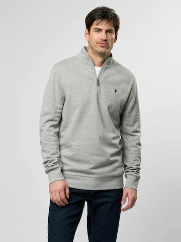 MCS Sweatshirt 'Clement' in Grijs: voorkant