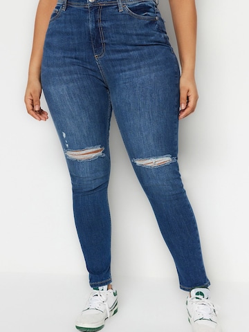 Skinny Jean Trendyol Curve en bleu