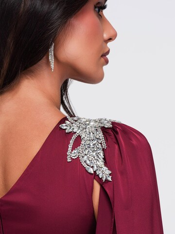Ombre Abendkleid‌‌‌ in Rot