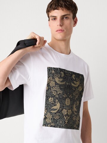 HUGO T-Shirt 'Dipasly' in Weiß