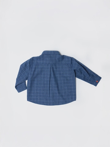 Maru + Bo Shirts 'CHECKED SHIRT WITH POCKETS' i blå