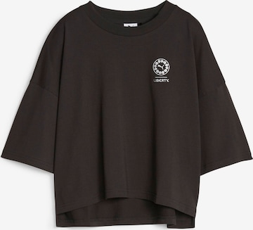 melns PUMA T-Krekls 'PUMA X LIBERTY': no priekšpuses