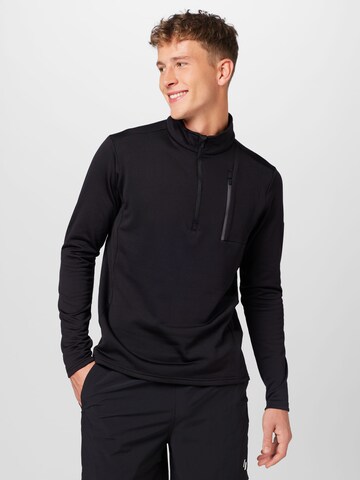 BRUNOTTI Športen pulover 'Pintal' | črna barva: sprednja stran
