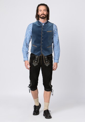 STOCKERPOINT Traditional vest 'Ricardo' in Blue