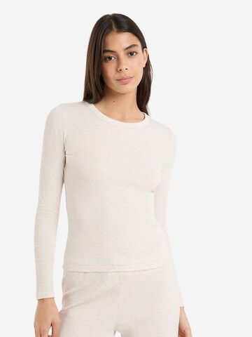 Camicia da notte 'Joani' di ETAM in beige: frontale