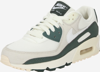 Nike Sportswear Sneaker low 'AIR MAX 90' i creme / mørkegrøn / hvid, Produktvisning