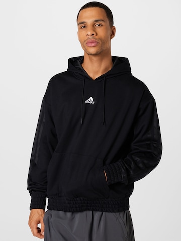 ADIDAS SPORTSWEAR Sport sweatshirt i svart: framsida