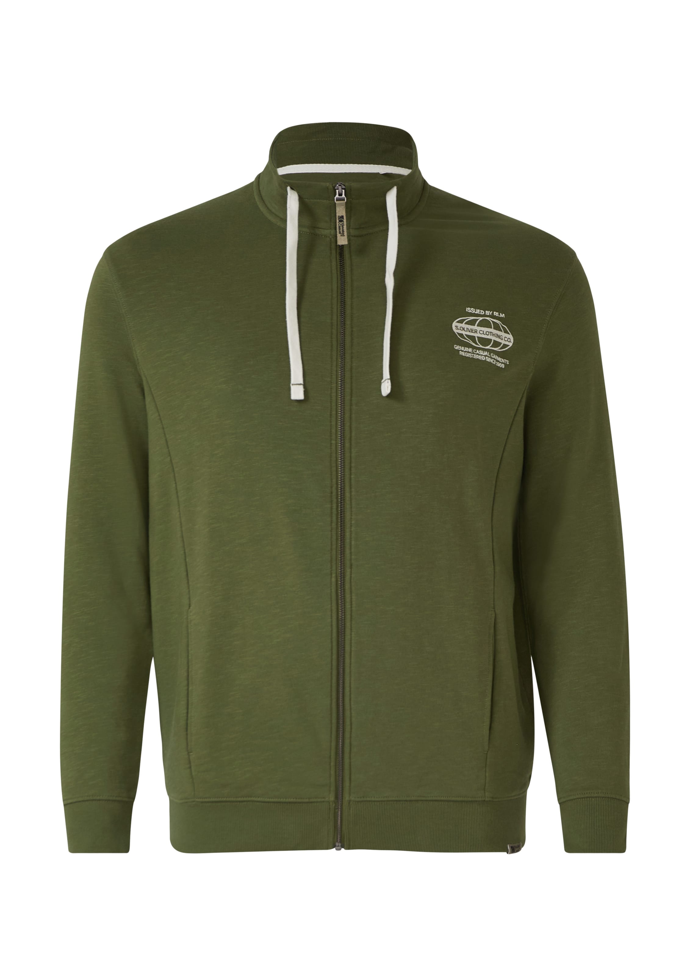 Veste de survêtement s.Oliver en vert : devant