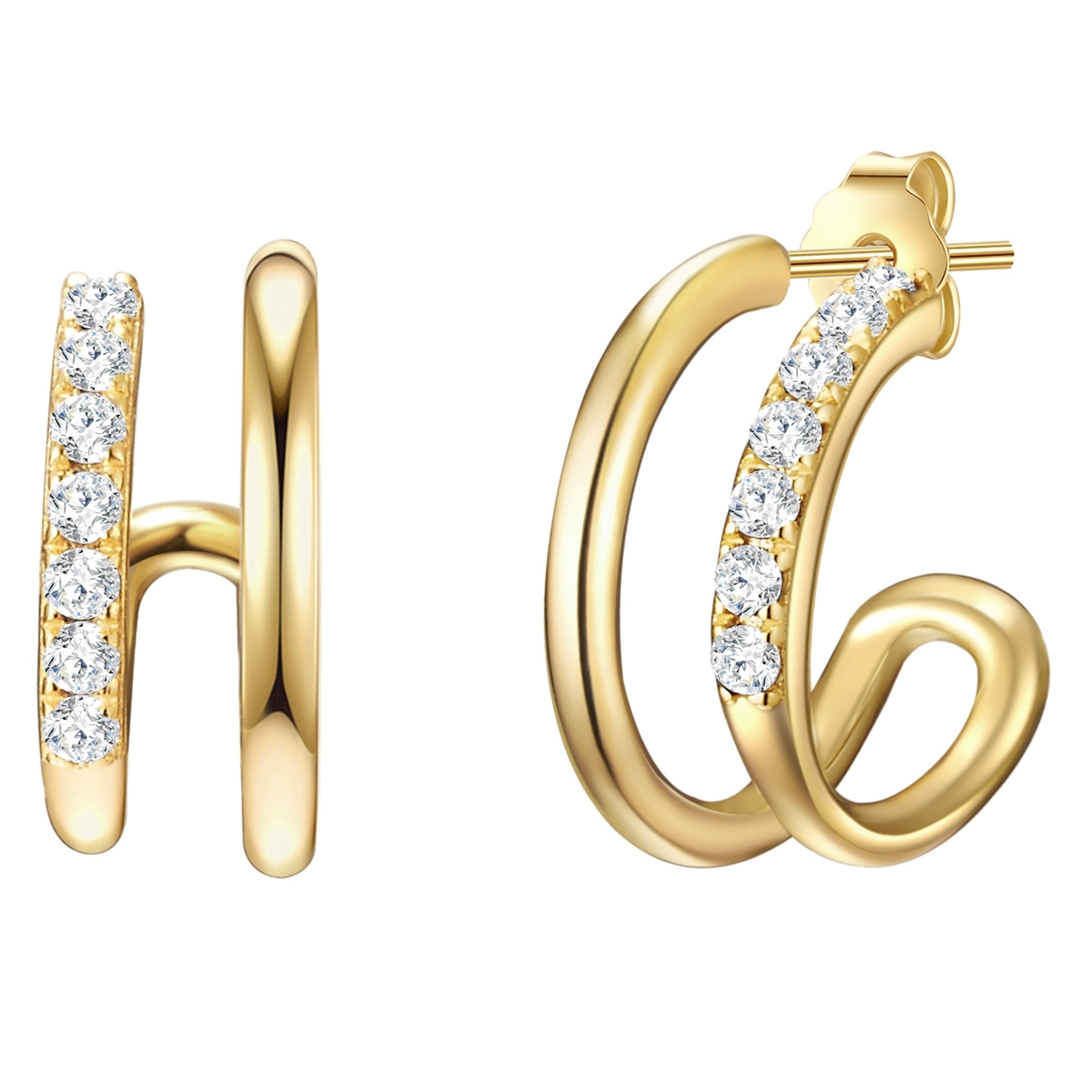 Glanzstücke München Creole in Gold: Vorderseite