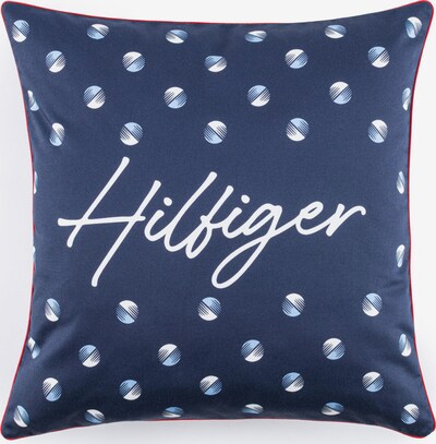 TOMMY HILFIGER Kissenhülle 'MARINA' in navy / hellblau / feuerrot / weiß, Produktansicht