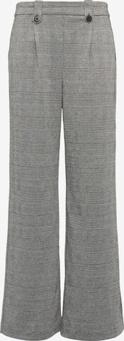 QS Pleat-Front Pants in Grey: front