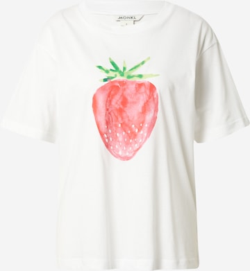 Monki T-shirt i vit: framsida