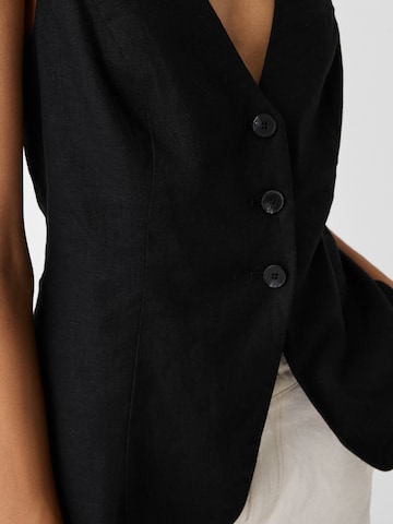 Bershka Suit vest in Black