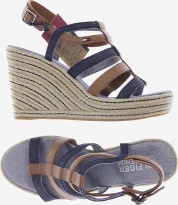 Tommy Jeans Sandals & High-Heeled Sandals in 38 in Blue: front