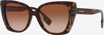 Lunettes de soleil BURBERRY en marron : devant