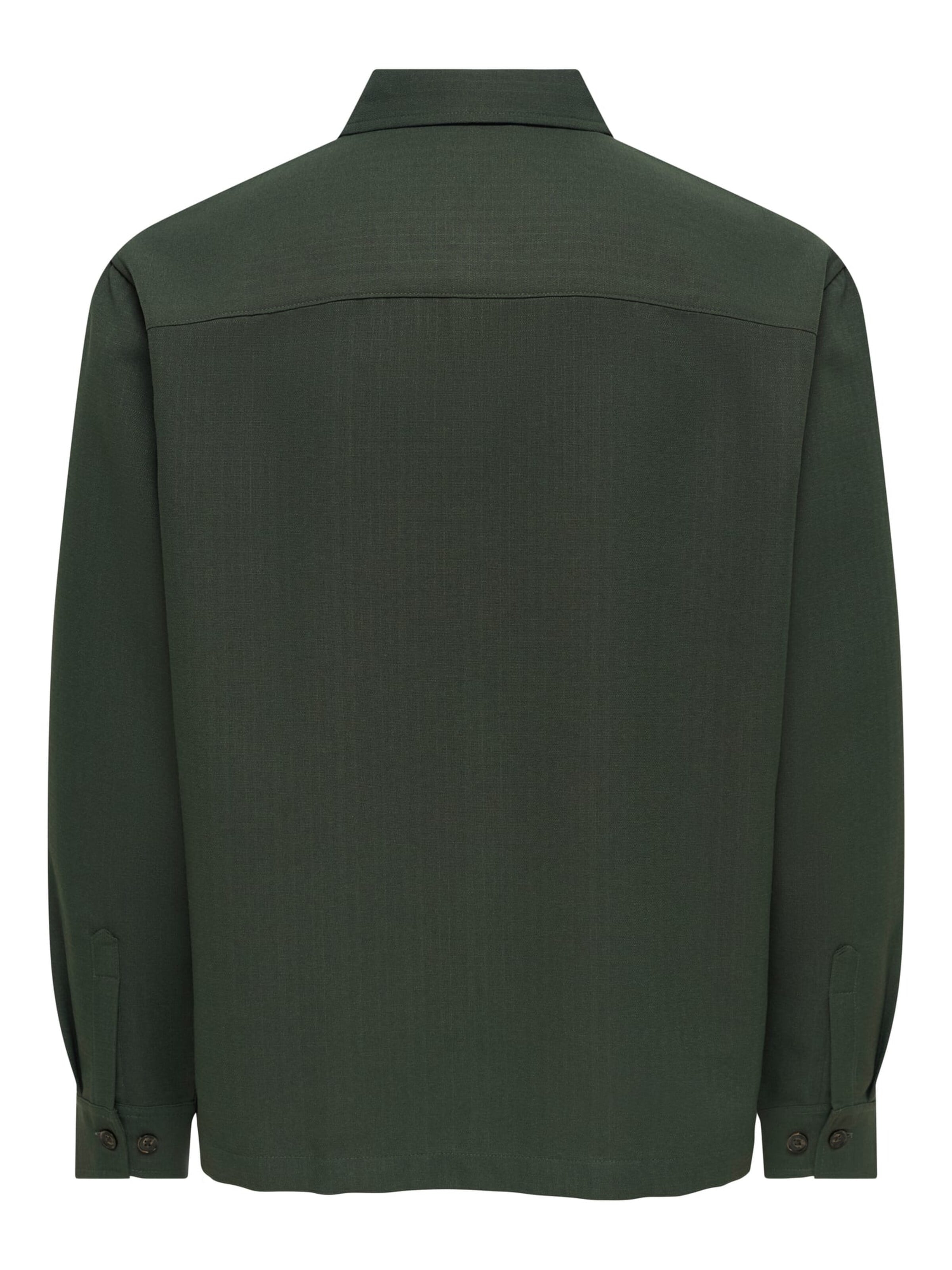 Fit confort Chemise business 'ONSHansi' Only & Sons en vert