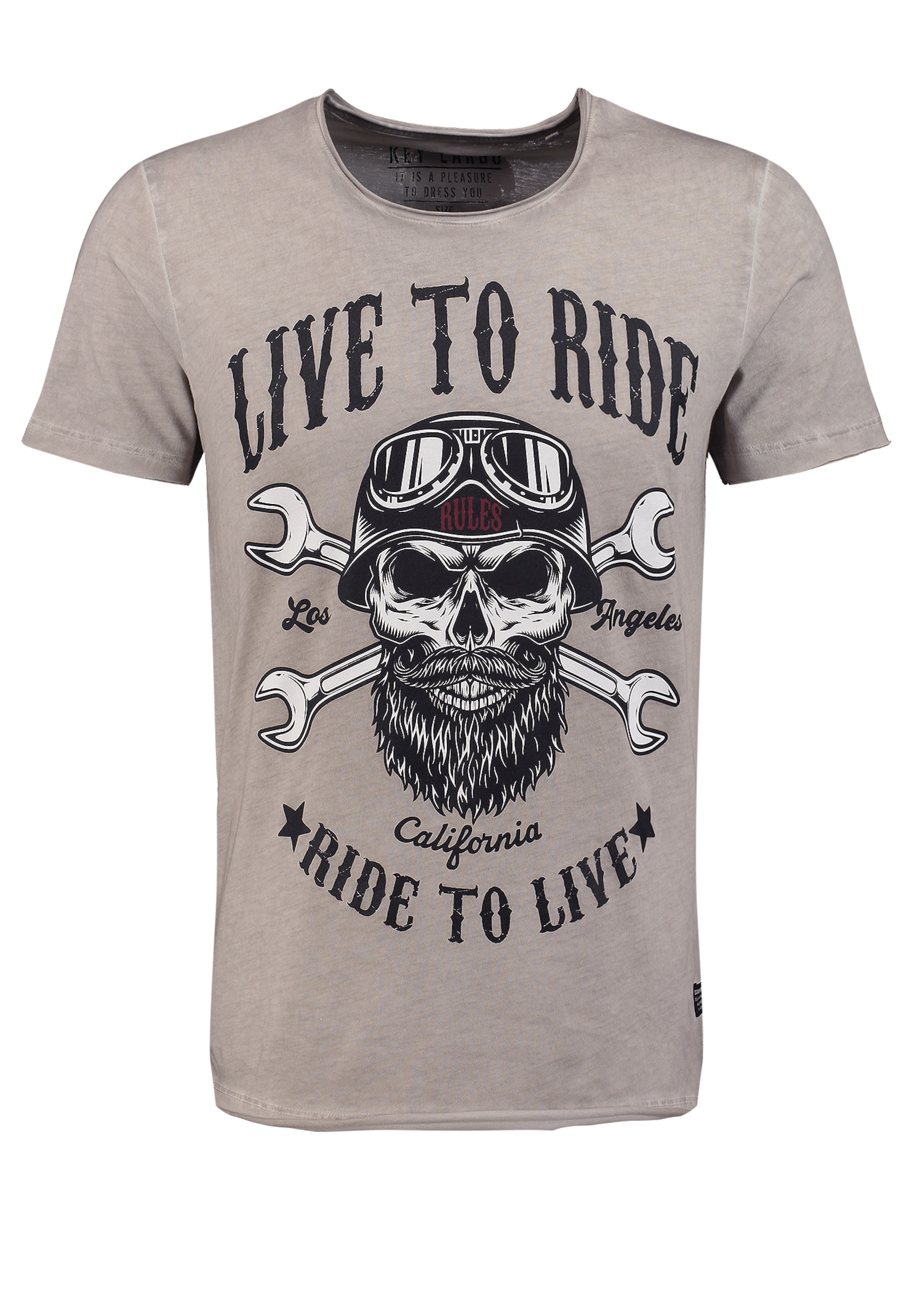 Key Largo Bluser & t-shirts 'KLMechanic' i grå: forside