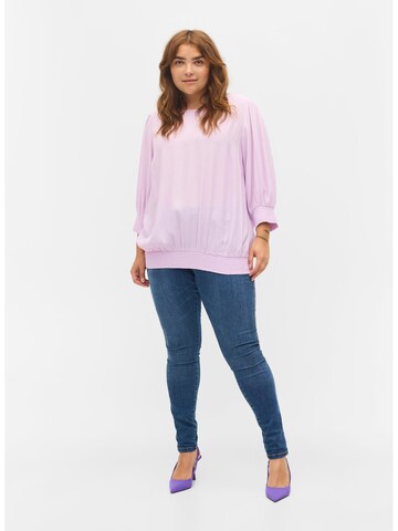 Zizzi - Blusa 'Blach' em roxo